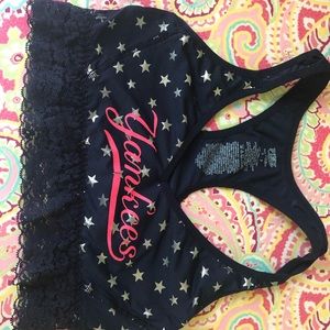 New York Yankees sports bra